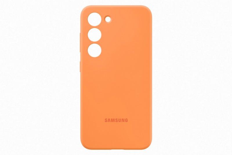 Samsung Silikonový zadní kryt pro Samsung Galaxy S23+ Orange - obrázek č. 1