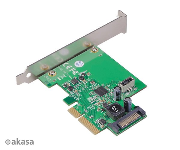 AKASA PCIe karta USB 3.2 Gen 2 interní konektor - obrázek č. 1