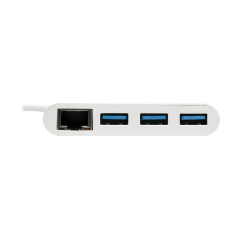 Tripplite Rozbočovač USB-C /  3x USB-A + Gbe, USB 3.0, bílá - obrázek č. 1