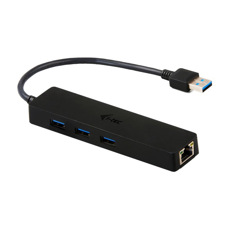 i-tec USB 3.0 SLIM HUB 3 Port With Gigabit LAN - obrázek č. 1