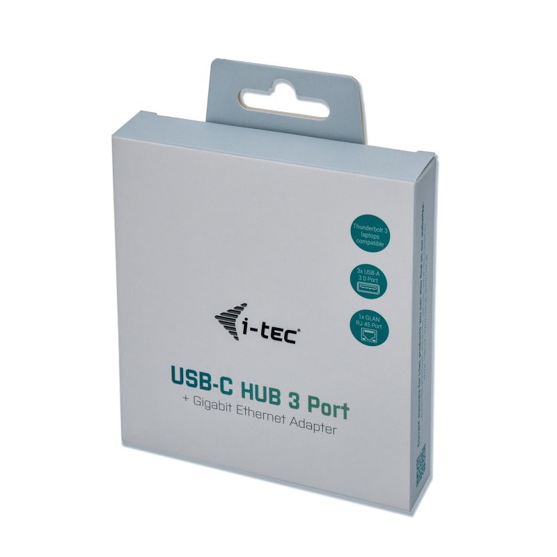 i-tec USB-C Metal HUB 3 Port + Gigabit Ethernet - obrázek č. 4