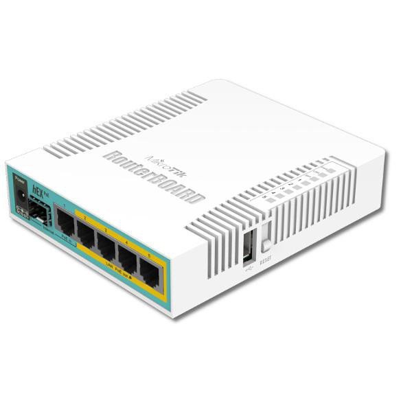 Mikrotik RB960PGS 800MHz,  128MBRAM, 5x LAN, hEX - obrázek produktu