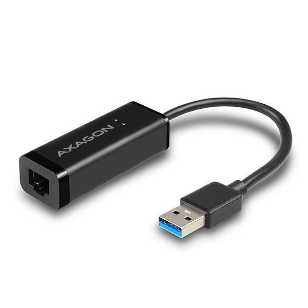 AXAGON ADE-SR, USB-A 3.2 Gen 1 - Gigabit Ethernet síťová karta, auto instal, černá - obrázek č. 3