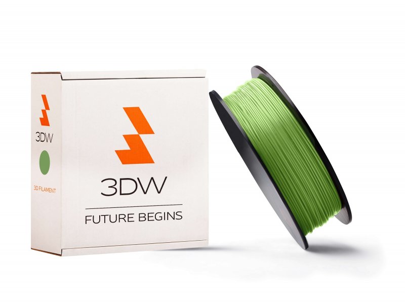 3DW - ABS filament 1,75mm fluozelená, 1kg,tisk 200-230°C - obrázek produktu