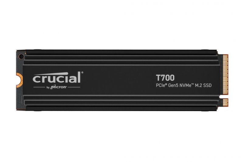 Crucial T700/ heatsink/ 1TB/ SSD/ M.2 NVMe/ Černá/ Heatsink/ 5R - obrázek produktu