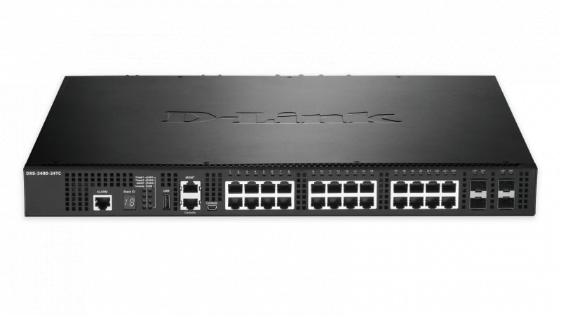 D-Link DXS-3400-24TC 20x10GBASE-T 4xSFP+ switch - obrázek produktu