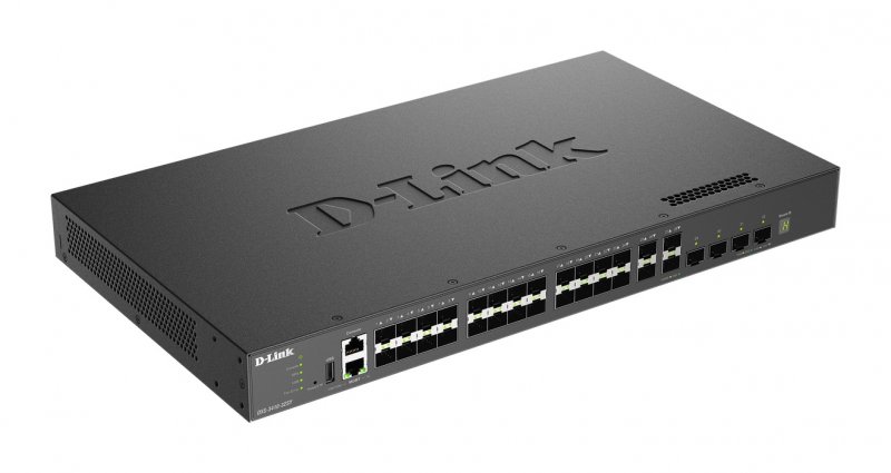 D-Link DXS-3410-32SY/ E 10G Layer 3 Stackable Managed Switch, 28x 10G SFP+, 4x 25G SFP28 - obrázek č. 2