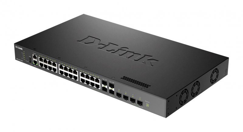 D-Link DXS-3410-32SY/ E 10G Layer 3 Stackable Managed Switch, 24x 10GBASE-T, 4*10G SFP+, 4x 25G SFP28 - obrázek č. 1