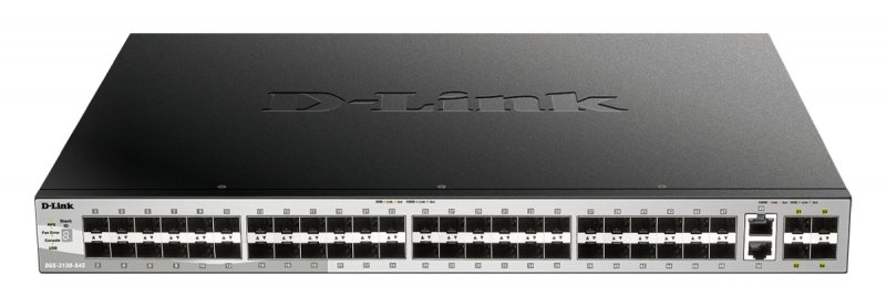 D-Link DGS-3130-54S L3 Stackable Managed switch, 48x SFP, 2x 10G RJ-45, 4x 10G SFP+ - obrázek produktu