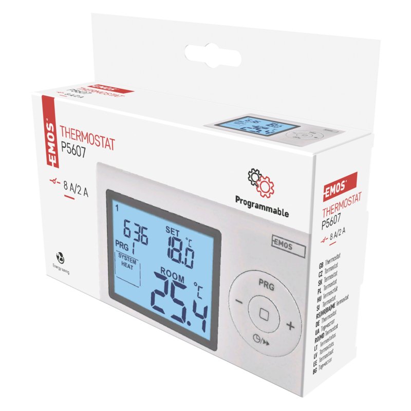 EMOS Programovatelný termostat-drátový P5607 - obrázek č. 4