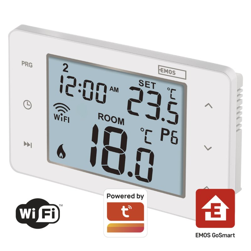 EMOS GoSMART progr.termostat WiFi-drátový P56201 - obrázek produktu