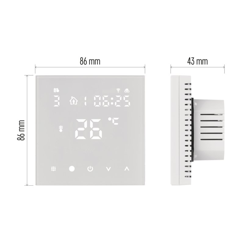 EMOS GoSMART progr.termostat WiFi-podlahový P56201UF - obrázek č. 1