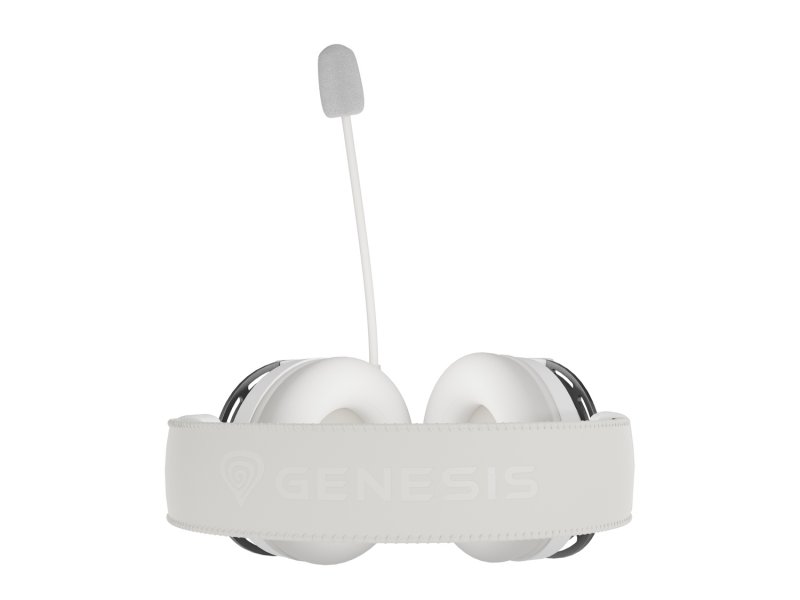 Herní sluchátka s mikrofonem Genesis TORON 301/ Stereo/ Jack/ Drát/ Stand/ Bílá - obrázek č. 8