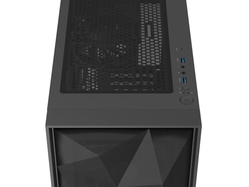 Počítačová skříň Genesis DIAXID 605F MIDI. USB-C. černá/ Midi Tower/ Transpar./ Černá - obrázek č. 18