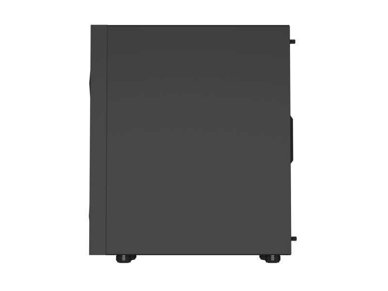 Počítačová skříň Genesis DIAXID 605F MIDI. USB-C. černá/ Midi Tower/ Transpar./ Černá - obrázek č. 3