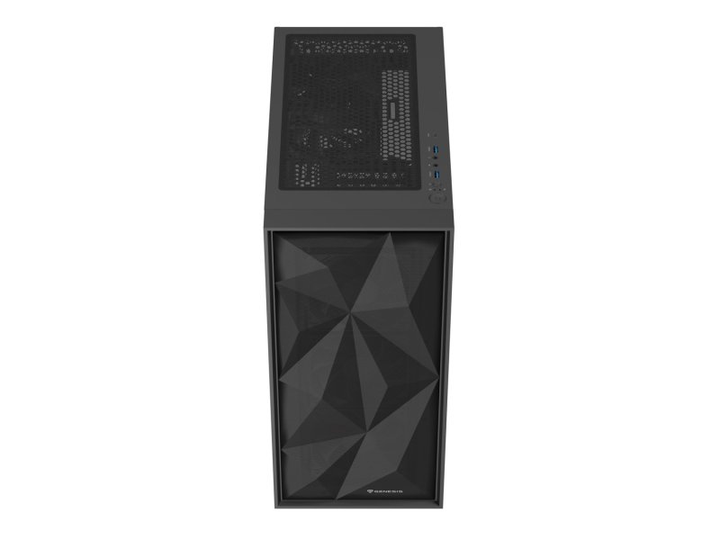 Počítačová skříň Genesis DIAXID 605F MIDI. USB-C. černá/ Midi Tower/ Transpar./ Černá - obrázek č. 17
