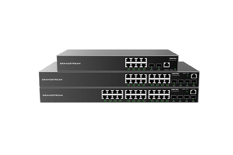 Grandstream GWN7801P Managed Network PoE Switch 8 1Gbps portů s PoE, 2 SFP porty - obrázek č. 1