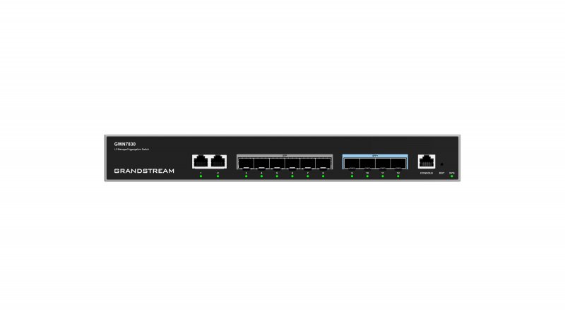Grandstream GWN7830 Layer 3 Managed Network Switch 6 SFP /  4 SFP+ /  2 GbE porty - obrázek produktu