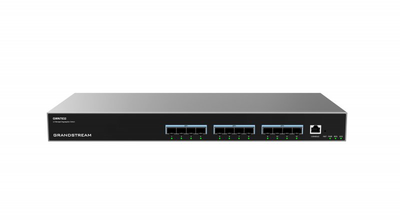 Grandstream GWN7832 Layer 3 Managed Network Switch 12 SFP+ portů - obrázek č. 1