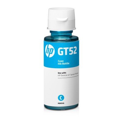 HP GT52 - azurová lahvička s inkoustem - obrázek produktu