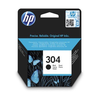 HP 304 Black Original Ink Cartridge, N9K06AE - obrázek produktu