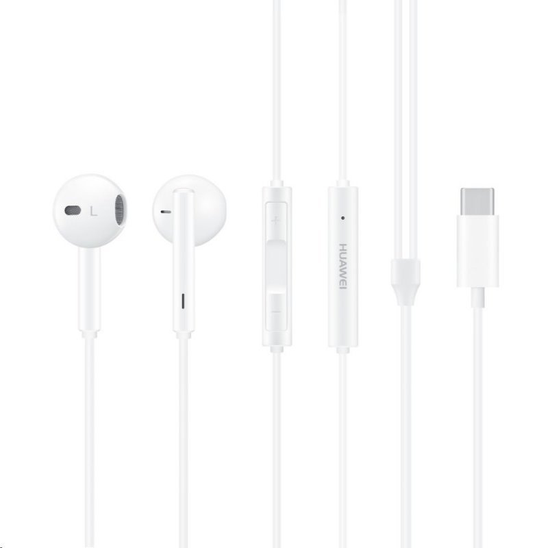 Huawei In-ear sluchátka CM33, USB-C, White - obrázek produktu