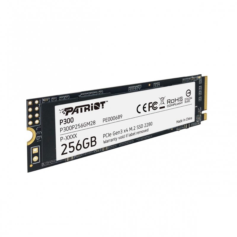 PATRIOT P300/ 256GB/ SSD/ M.2 NVMe/ 3R - obrázek č. 3