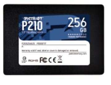 PATRIOT P210/ 256GB/ SSD/ 2.5"/ SATA/ 3R - obrázek produktu