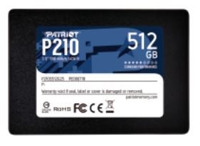 PATRIOT P210/ 512GB/ SSD/ 2.5"/ SATA/ 3R - obrázek produktu