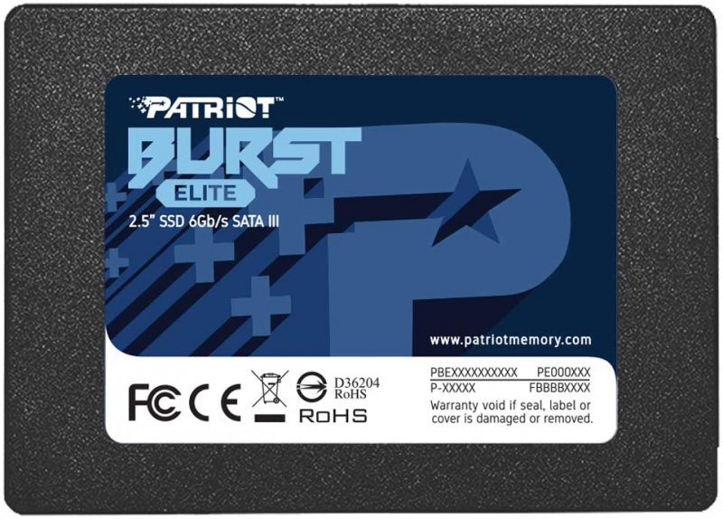 PATRIOT Burst Elite/ 120GB/ SSD/ 2.5"/ SATA/ 3R - obrázek produktu
