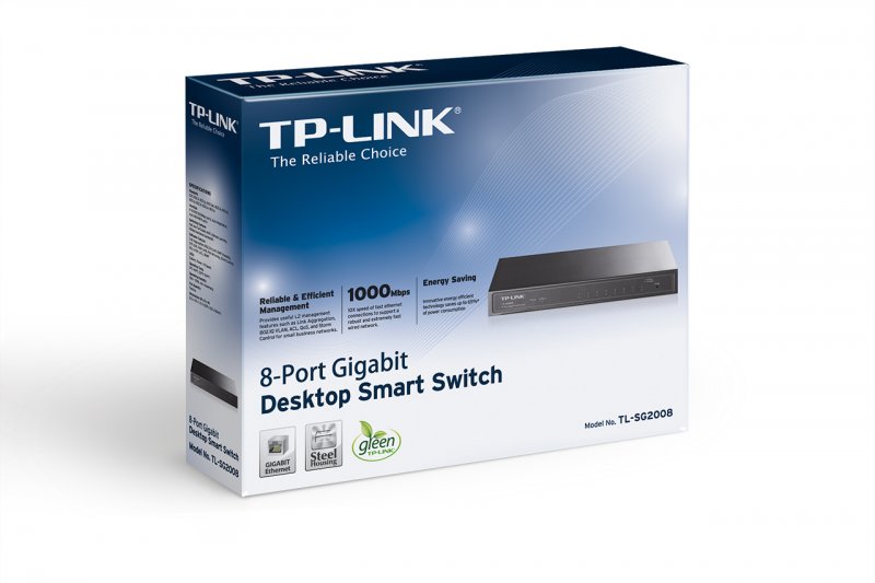 TP-Link TL-SG2008 8x Gigabit Smart Switch Omada SDN - obrázek č. 3