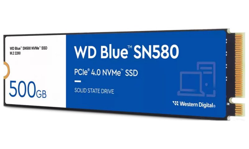 WD Blue SN580/ 500GB/ SSD/ M.2 NVMe/ 5R - obrázek produktu
