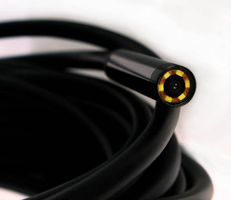 W-Star USB endoskopická kamera průměr 7mm, kabelem 2m a zrcátkem i pro mobil - obrázek produktu