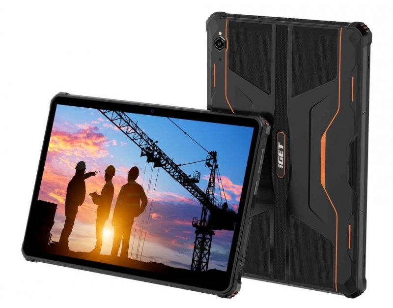Tablet iGET RT1 Orange - odolný 10.1" , IP69K, MIL-STD-810G, 4GB RAM + 64GB ROM, 10 000 mAh, 4G LTE - obrázek produktu