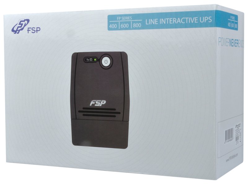FSP UPS FP 600, 600 VA /  360 W, line interactive - obrázek č. 4