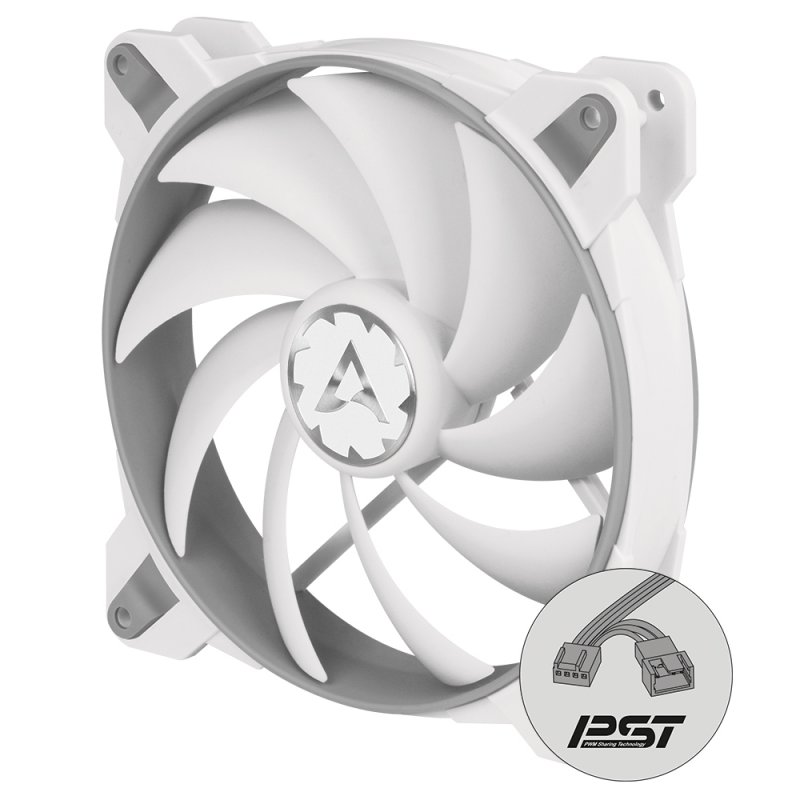 ARCTIC BioniX F140 (Grey/ White) – 140mm eSport fan with 3-phase motor, PWM control and PST technolog - obrázek produktu