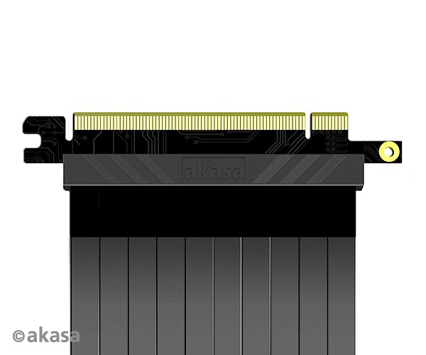AKASA Riser black XL, 100 cm - obrázek č. 2