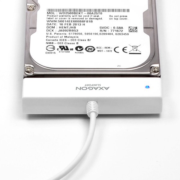 AXAGON ADSA-1S, USB2.0 - SATA HDD/ SSD adaptér vč. 2.5" pouzdra - obrázek č. 7
