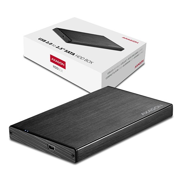AXAGON EE25-XA, USB 2.0 - SATA, 2.5" externí ALINE box - obrázek produktu