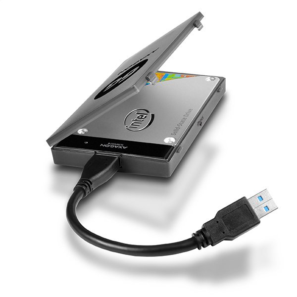 AXAGON ADSA-1S6, USB3.0 - SATA 6G UASP HDD/ SSD adaptér vč. 2.5" pouzdra - obrázek č. 4