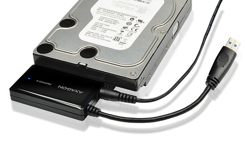 AXAGON ADSA-FP3, USB3.0 - SATA 6G HDD FASTport3 adaptér, vč. napáječe - obrázek produktu