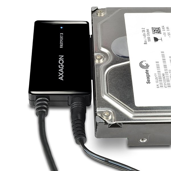 AXAGON ADSA-FP3, USB3.0 - SATA 6G HDD FASTport3 adaptér, vč. napáječe - obrázek č. 4