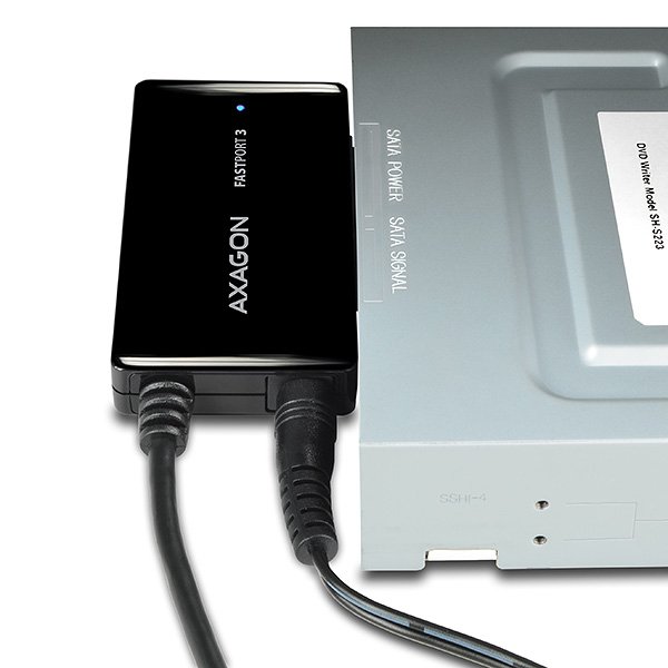 AXAGON ADSA-FP3, USB3.0 - SATA 6G HDD FASTport3 adaptér, vč. napáječe - obrázek č. 5