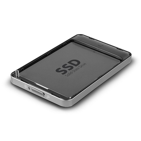AXAGON EE25-F6G, USB3.0 - SATA 6G 2.5" FULLMETAL externí box, titanově šedý - obrázek č. 2