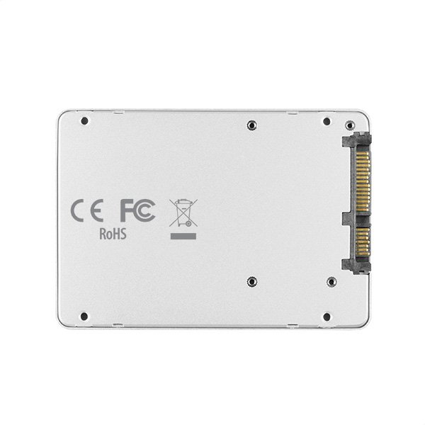 AXAGON RSS-M2SD, SATA - M.2 SATA SSD, interní 2.5" ALU box, stříbrný - obrázek č. 7