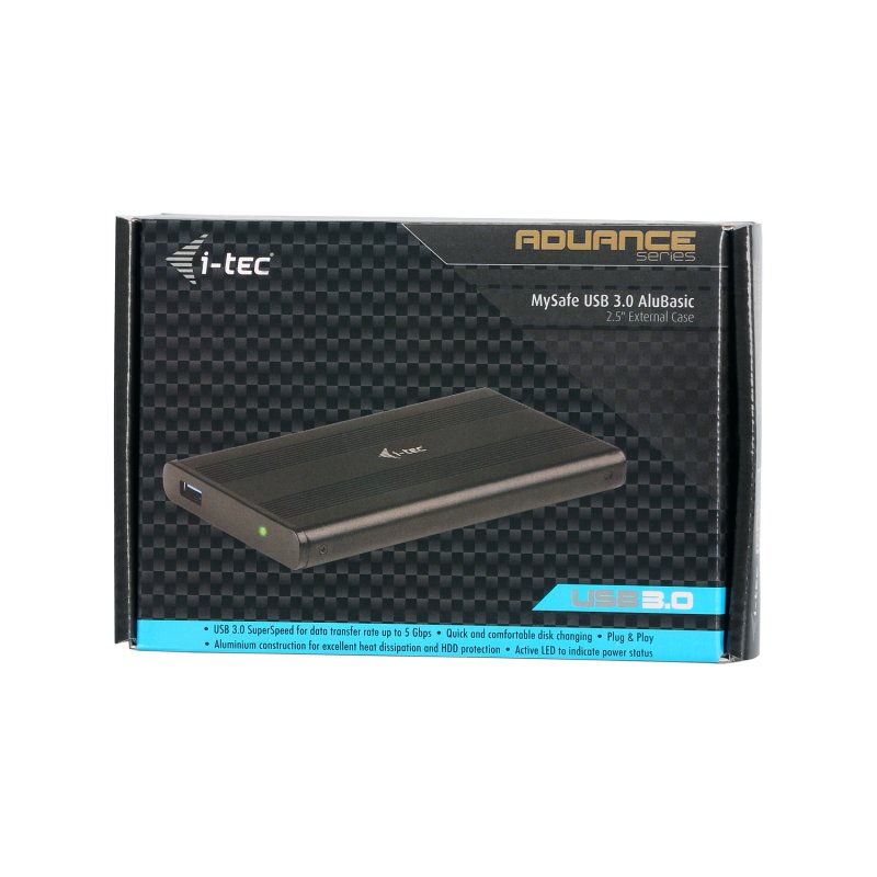 i-tec MYSAFE AluBasic 2,5" USB 3.0 SATA Case - obrázek č. 7