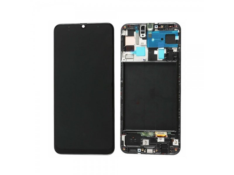 LCD displej + rámeček pro Samsung Galaxy A50 A505 černá (INCELL) - obrázek produktu
