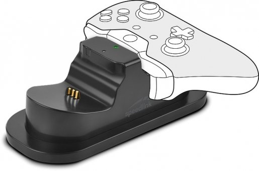 TWINDOCK USB Dual Charger for Xbox One, black - obrázek produktu
