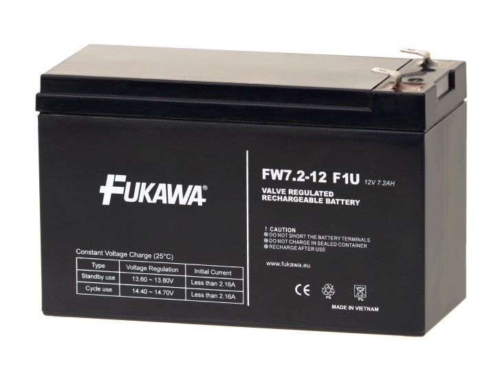 Akumulátor FUKAWA FW 7.2-12 F1U (12V 7,2Ah) faston 4,8mm - obrázek produktu
