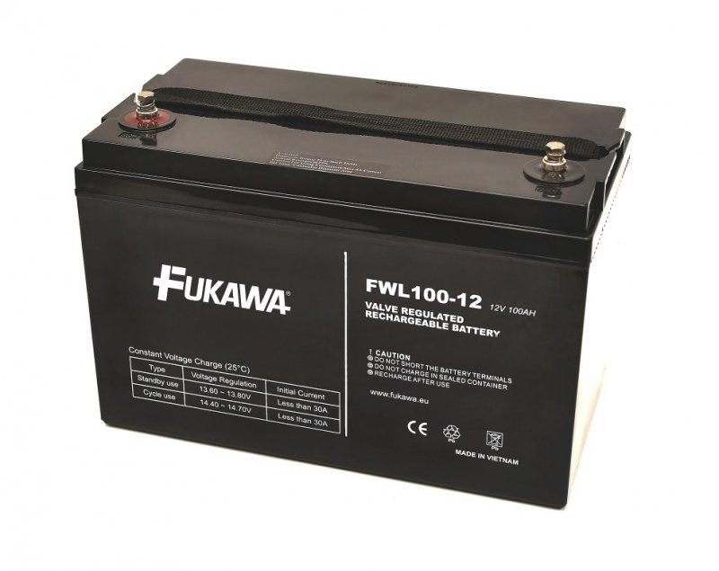 Akumulátor FUKAWA FWL100-12 (12V 100Ah živ. 10let) - obrázek produktu
